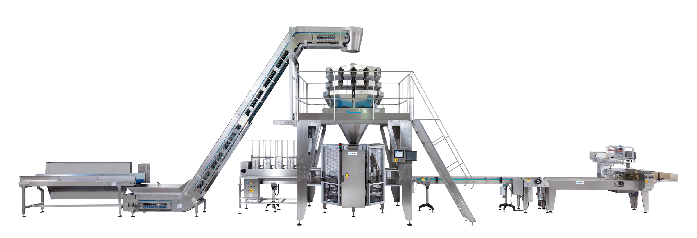 Complete Processing Line including weighing and packaging