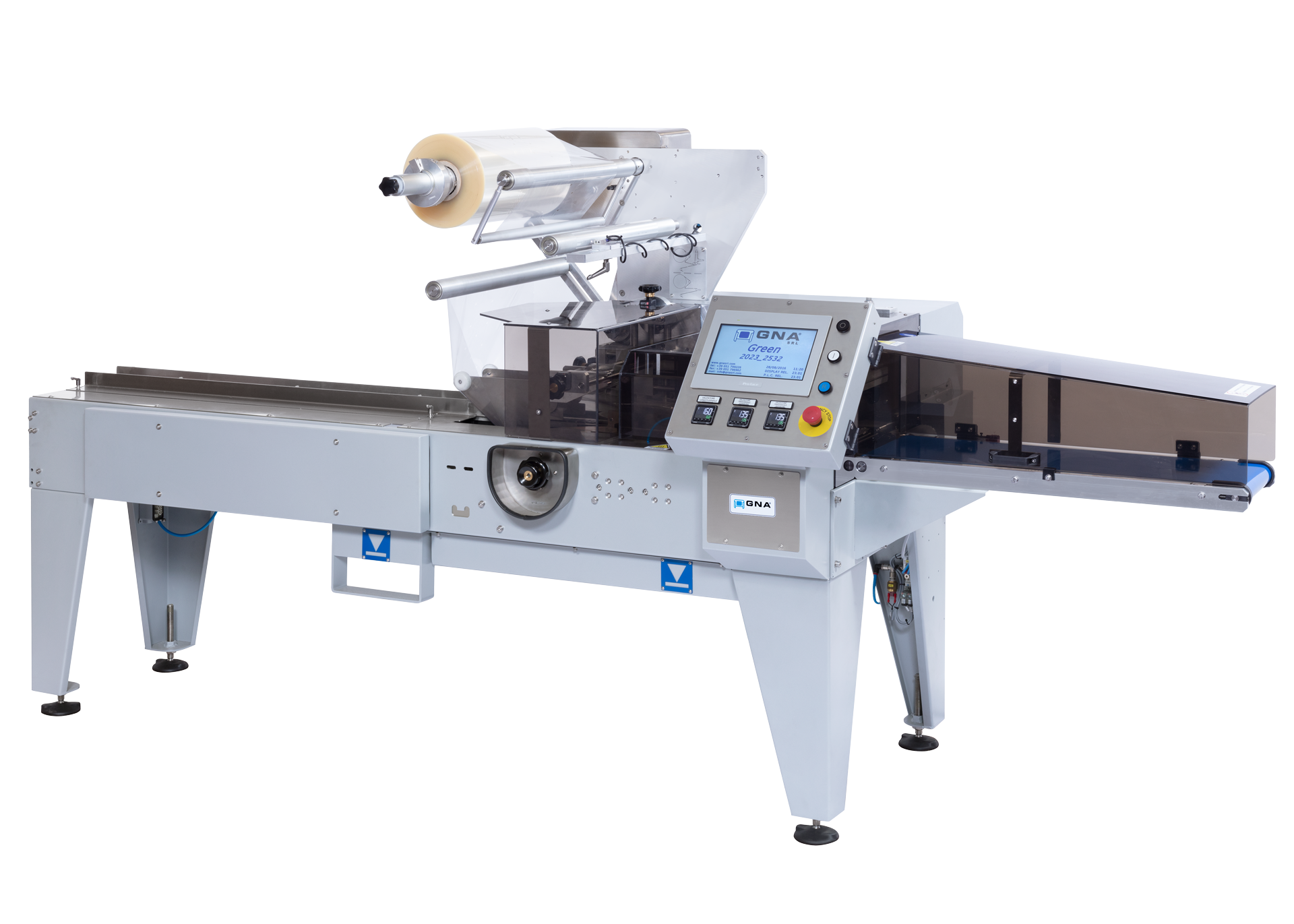 Green flow pack packaging machine