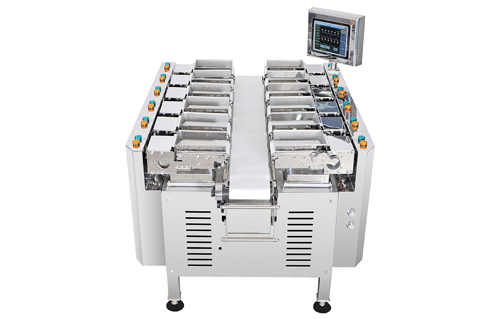 Combinatie sorteer en weeg systemen