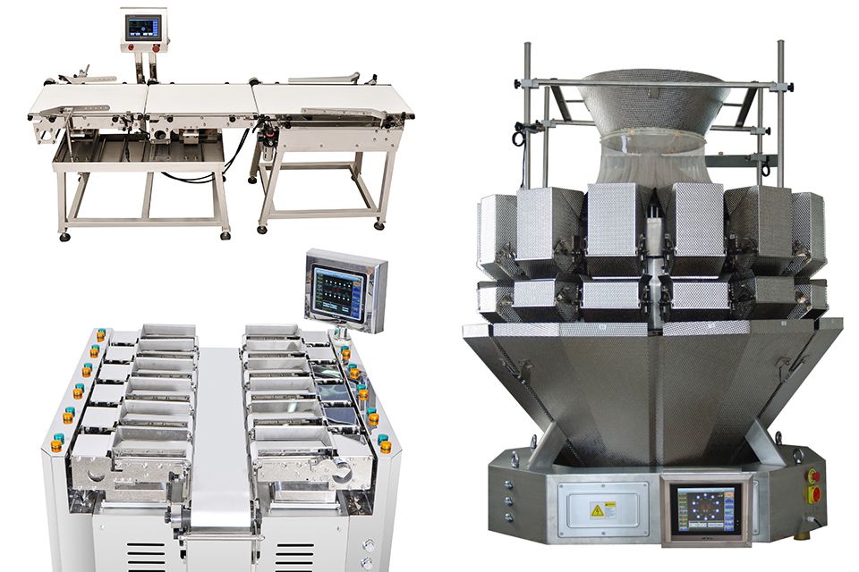 Weigh and sort machines