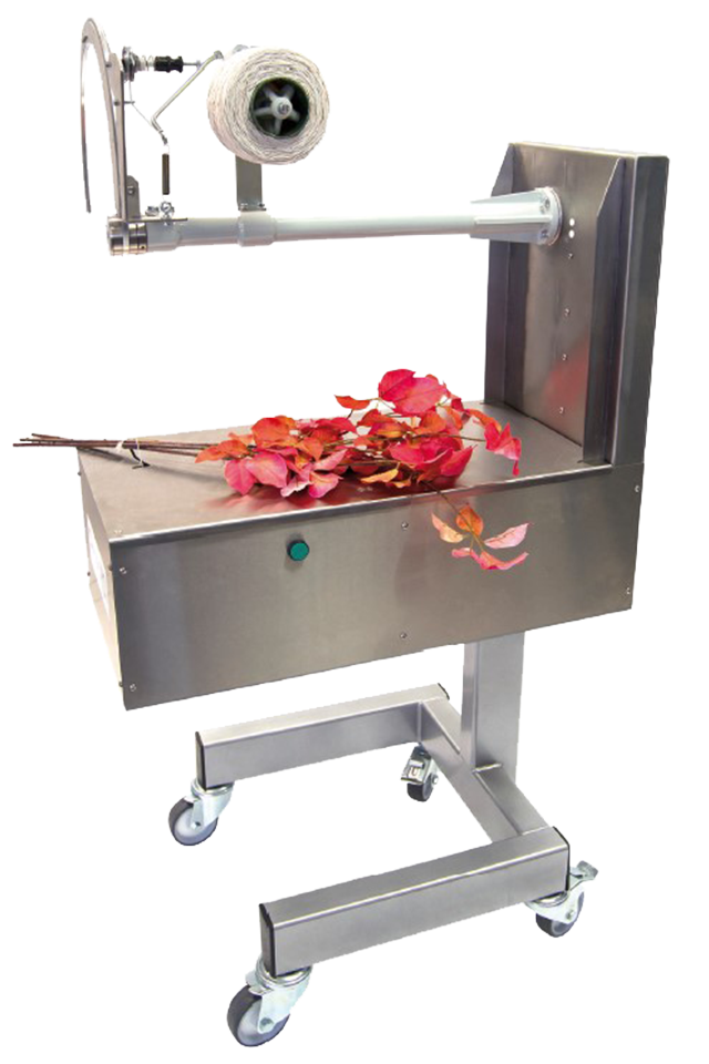 Special automatic binder for long stem herbs or double binds