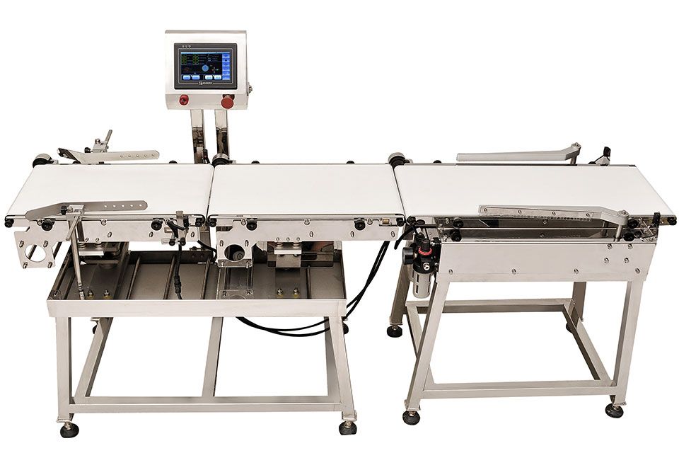 Mid-range control weighing and sorting machine